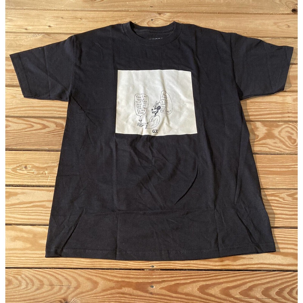 NEW GX1000 Mushroom Graphic T Shirt Size Medium Men’s Black Short Sleeve